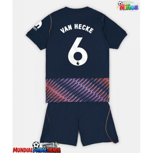 Camiseta Tottenham Hotspur Jan Paul van Hecke #6 Segunda Equipación Replica 2026-27 para niños mangas cortas (+ Pantalones cortos)